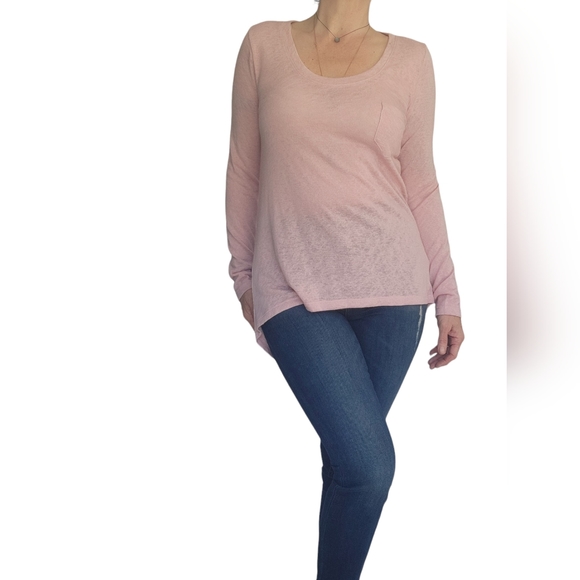 'Young at Heart' Pink Soft/stretch Shirt Long w/Ruching on Back Size Med NWT - Picture 4 of 12